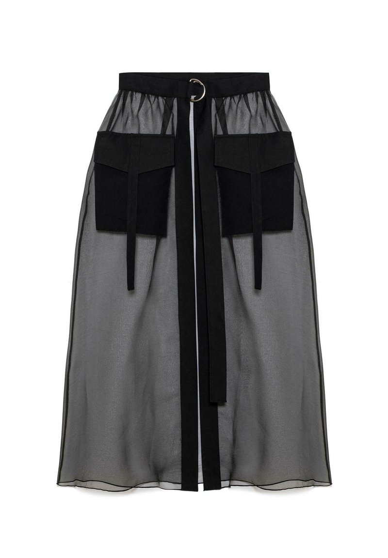 Touché Privé ORGANZA SKIRT WITH POCKET DETAILED Jupe trapèze