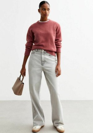 New Look, CREW NECK  - Jumper - mid pink