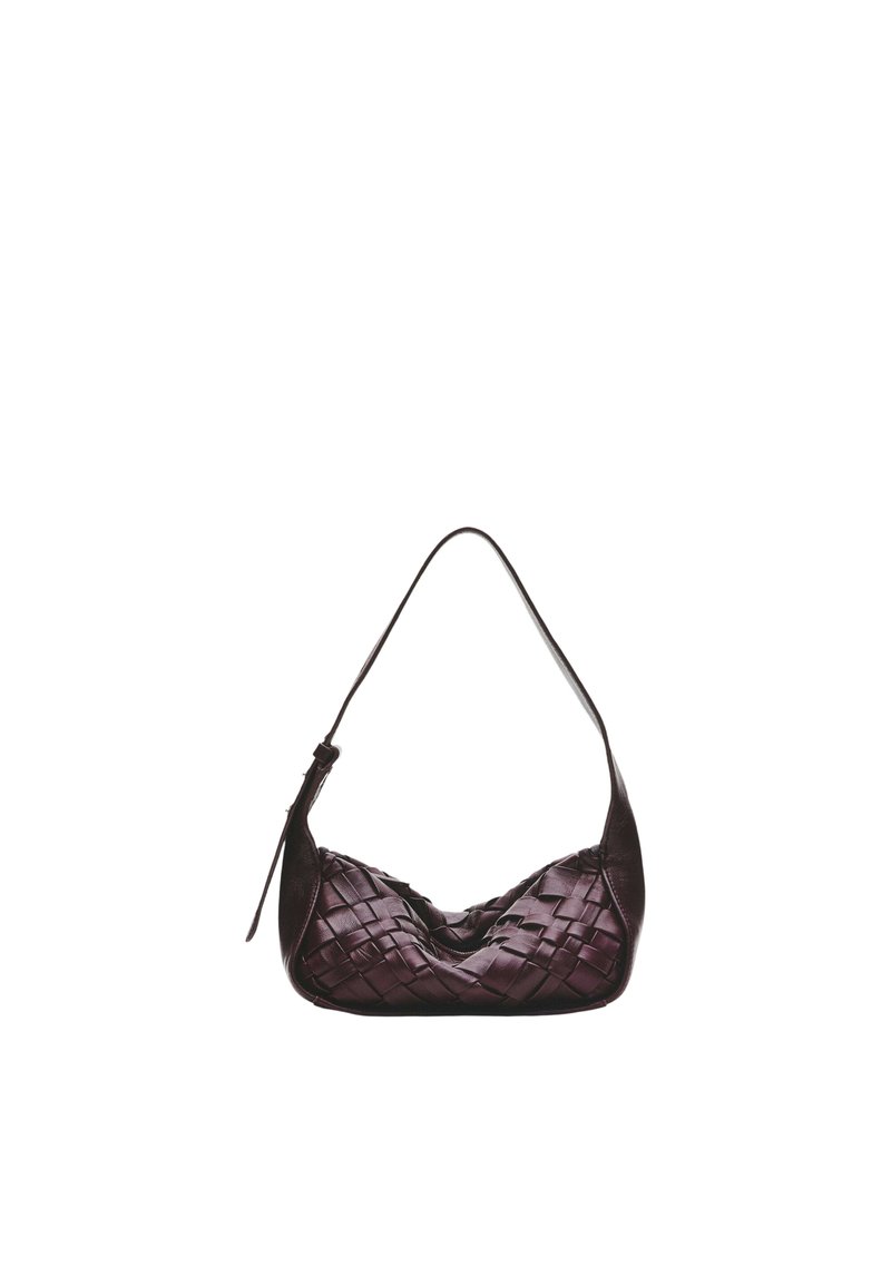 Massimo Dutti Handtas - bordeaux/bordeauxrood - Zalando.be
