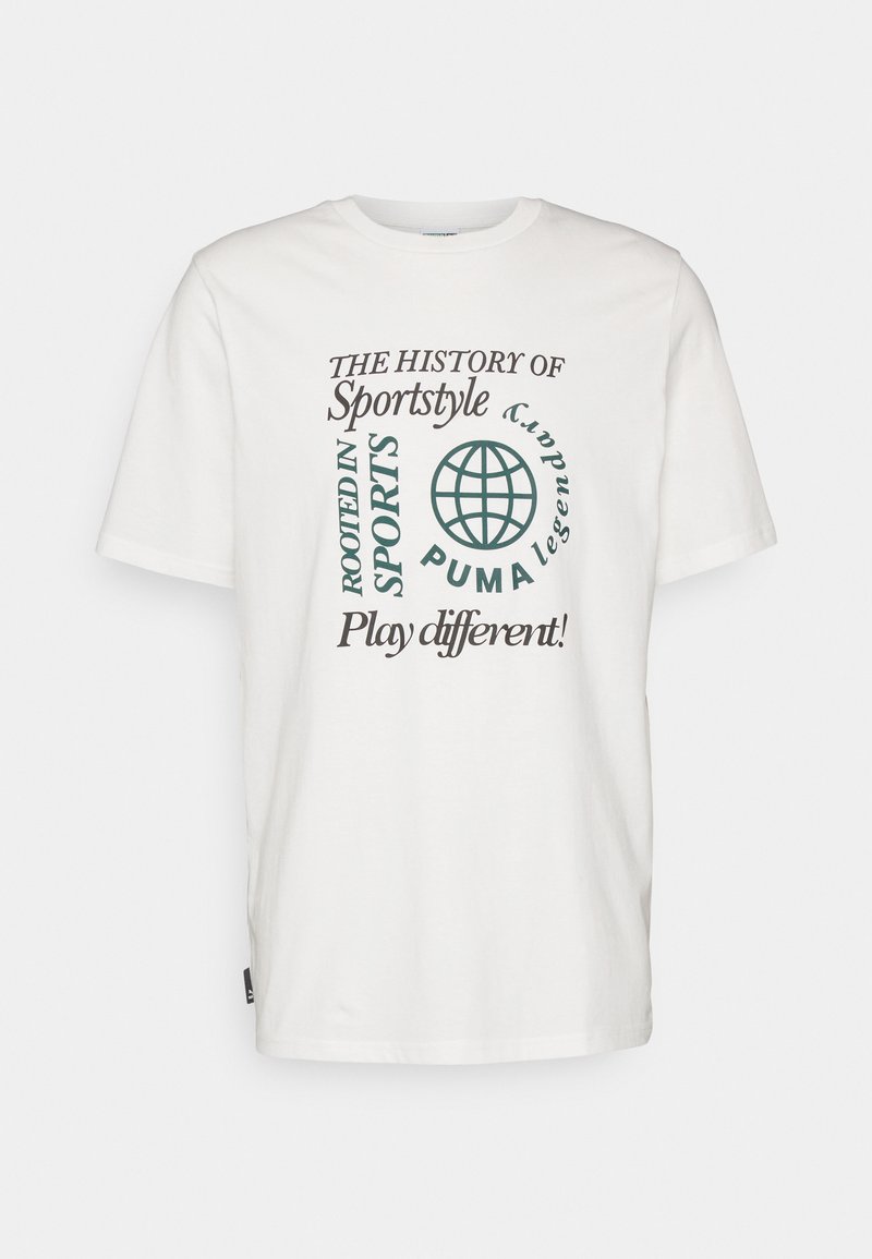 Puma GRAPHICS LEGACY ARCHIVE TEE - T-shirt con stampa - warm white ...