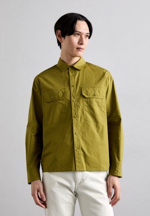 OVERSHIRT CHEST POCKET DETAIL LONG SLEEVE  - Shirt - acid green