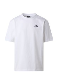 M TNF ADVENTURE OVERSIZED  SS TEE - T-shirt print - tnf white mandarin red
