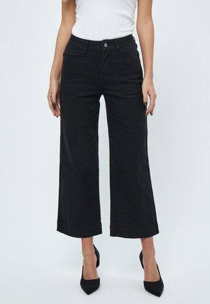 DEFLORENCE PANTS - Jeans bootcut - black