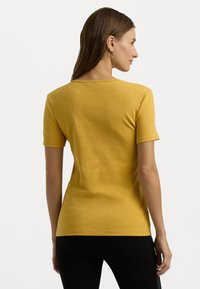 Lauren Ralph Lauren STRETCH COTTON T-SHIRT - T-paita - golden sun