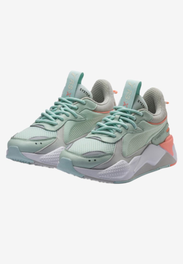 Puma RS X TRACKS - Sneakers laag - grey/Blauw - Zalando.nl