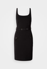 GWEN SLEEVELESS SHORT DRESS - Trikoomekko - black