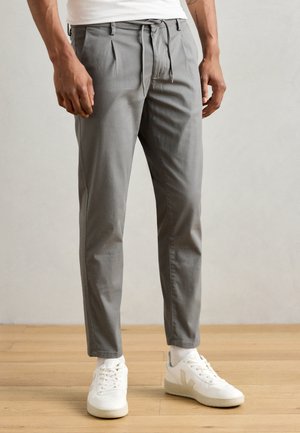 Lindbergh DRAWSTRING PANTS - Hlače - dark deep grey