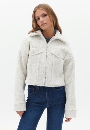 OXXO ZIPPER CLOSURE - Fleecejacke - silver birch