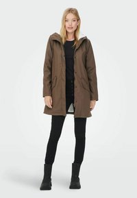 ONLY ONLSALLY RAINCOAT - Vinterfrakke - hot fudge