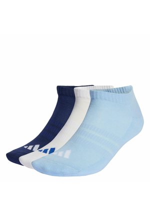 CUSHIONED ESSENTIALS LOW CUT 3 PAIR PACK - Füßlinge - dark blue/white/glow blue