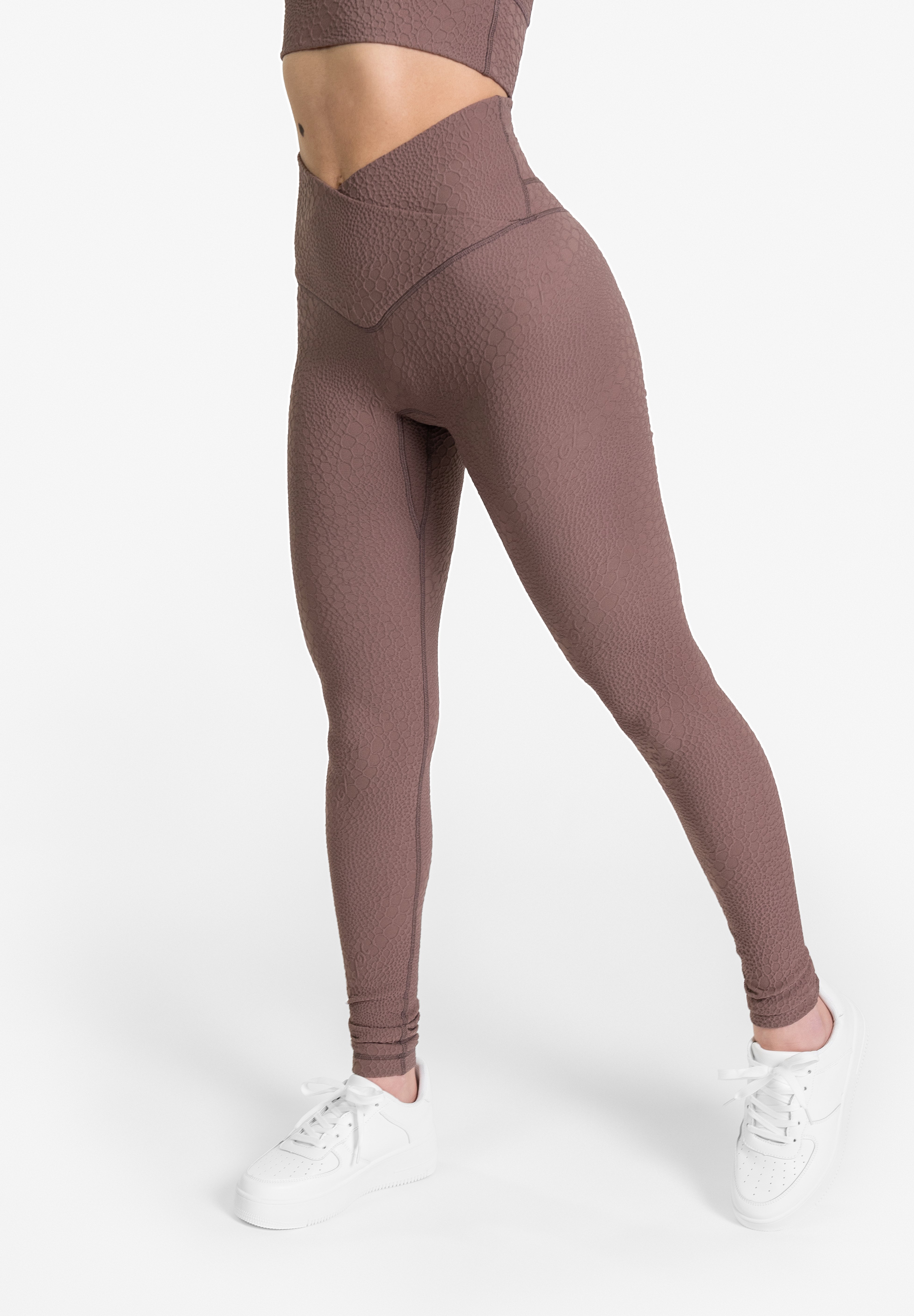OGY Sportswear ELIXER CONCEAL - SHAPING SPORTLEGGING - Legging - mocha  breeze/beige - Zalando.nl