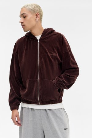 UNISEX - Mikina na zip - brown