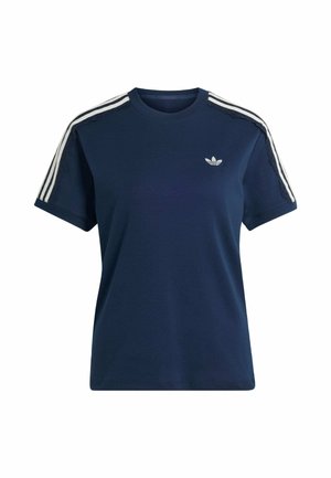 adidas Originals, LACE 3 STRIPES TEE - T-shirt print - collegiate navy