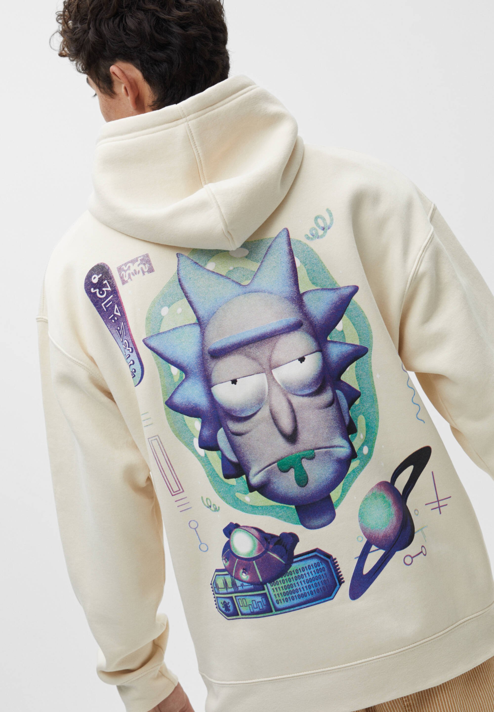 PULL\u0026BEAR RICK AND MORTY - Hoodie - off 