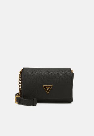 DOWNTOWN CHIC MINI XBODY FLAP - Across body bag - black