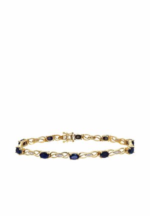 DIAMOND AND SAPPHIRE - Pulsera - yellow gold-coloured