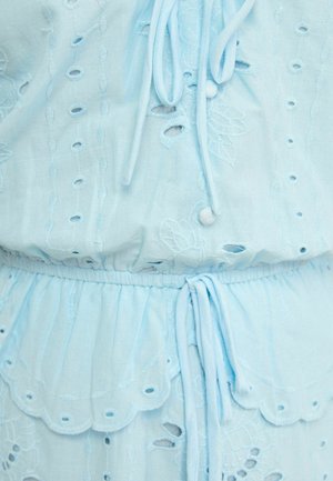 Love & Roses, REGULAR FIT - BRODERIE FRILL DETAIL TIE MINI DRESS - Hverdagskjole - pale blue