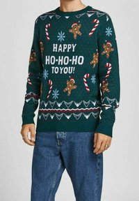 Jack & Jones Strickpullover - evergreen