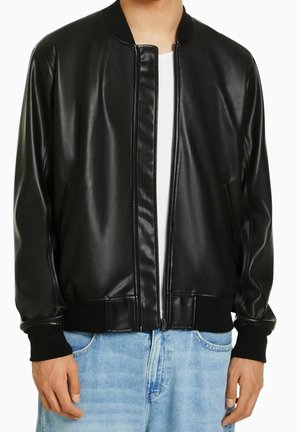 Giacca in similpelle - black