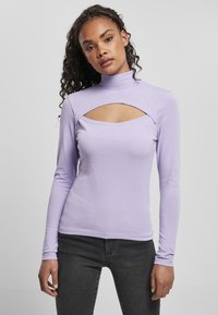 Urban Classics - CUT-OUT TURTLENECK - Long sleeved top - lavender Thumbnail Image 1