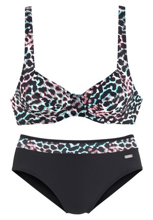 Venice Beach, Bikini - schwarz-bedruckt
