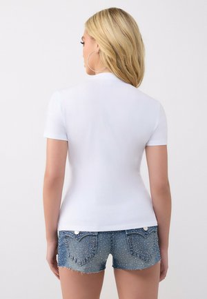 True Religion, TRUE RELIGION T-SHIRT CRYSTAL - T-shirt print - white