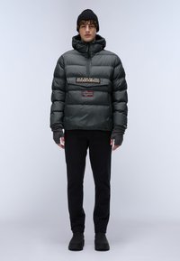 Napapijri RAINFOREST OP WI PUF - Felpa con cappuccio - green urban