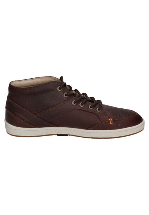 FOOTWEAR KINGSTON  - High-top trainers - dark brown off white dark gum