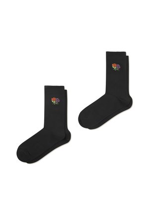 FELIPE SOCKS 2 PACK - Socken - black