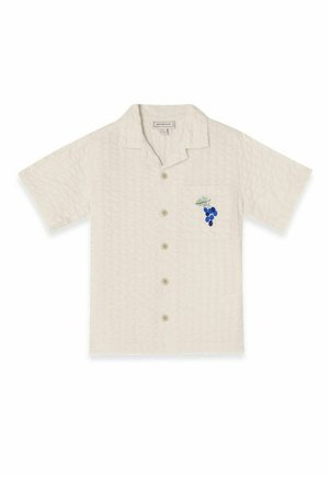 SEERSUCKER SS  - Skjorter - grapes ecru