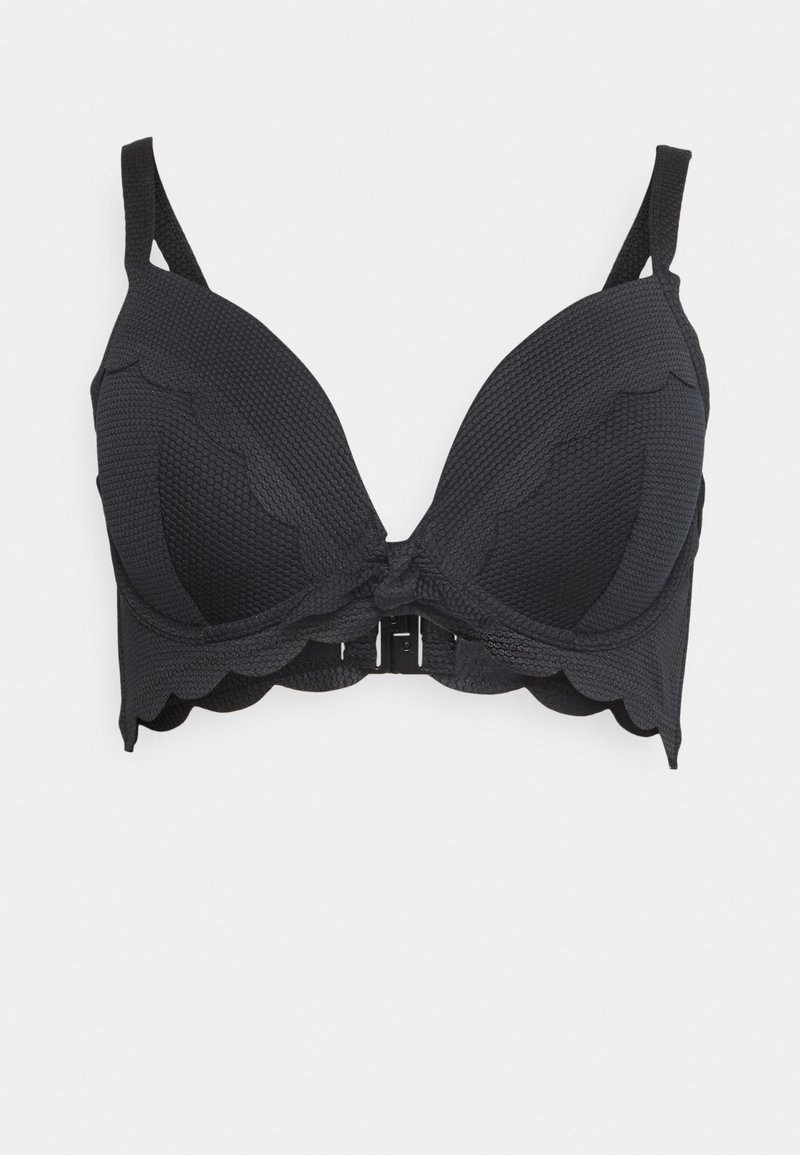 Hunkemöller SCALLOP Haut de bikini black/noir ZALANDO.FR
