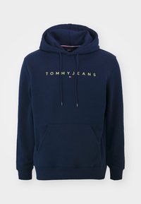 LINEAR HOOD UNISEX - Jersey con capucha - dark night navy