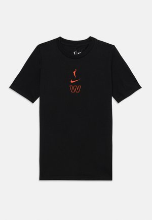 WNBA ESSENTIAL TEE UNISEX - Camiseta estampada - black