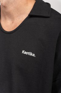 Kaotiko CREW CHAOS WORLD UNISEX - Felpa - black