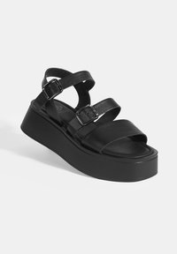 Desa Keilsandalette - black