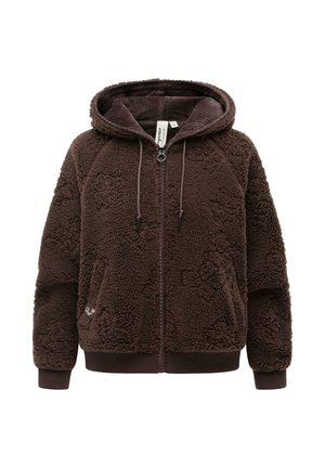 Ragwear, PLÜSCHJACKE TALIANA EMBOSS Y - Veste polaire - dark choco