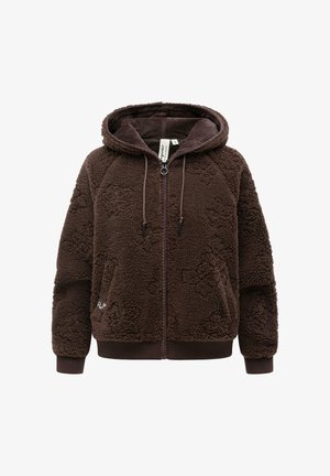 Ragwear, PLÜSCHJACKE TALIANA EMBOSS Y - Veste polaire - dark choco