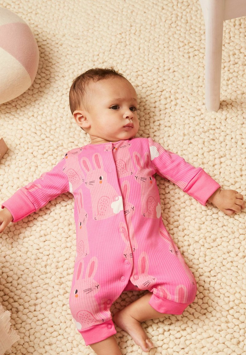 Next PRINTED FOOTLESS BABY SLEEPSUITS 3 PACK Pyjama pink Zalando.ch