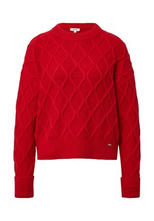 Strickpullover - rot