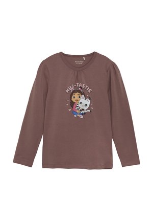 Langærmet T-shirt - rose taupe