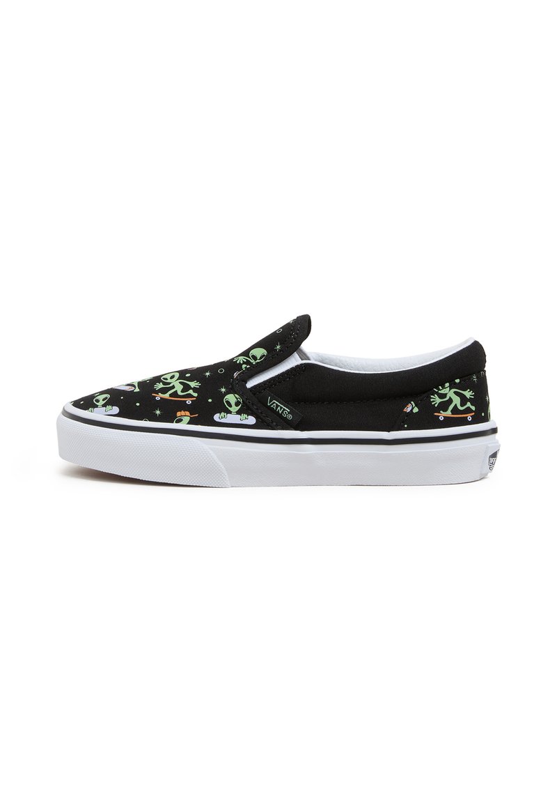 Vans SLIP-ON - Sneakers basse - black green
