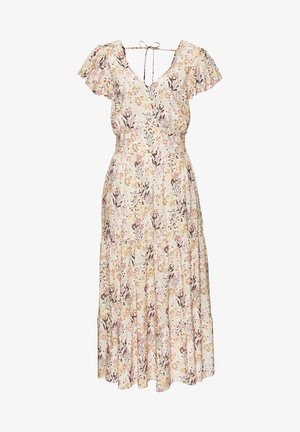Vivance, Day dress - beige-braun-koralle bedruckt