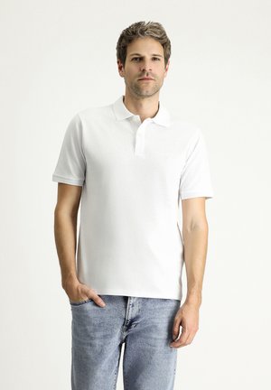 2-Button Collar - Polo shirt - white