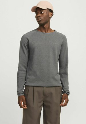 Jack & Jones EHILL CREW NECK NOOS - Strickpullover - castlerock