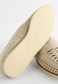 Next WEAVE LOAFERS STANDARD - Mokasinke - white