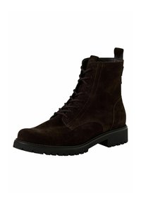 Tamaris TOUCH-IT - Botines con cordones - mocca suede