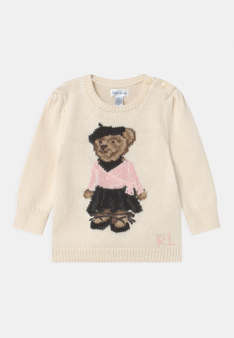 Polo Ralph Lauren BABY BEAR Jumper clubhouse cream/offwhite