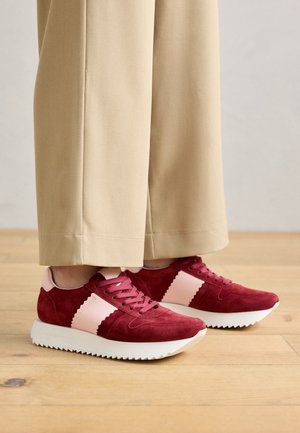 FLASH - Sneaker low - bordeaux/pink