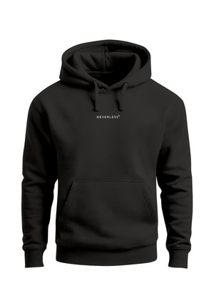 Neverless, HERREN HOODIE BACKPRINT - PALMEN - RÜCKENAUFDRUCK - Kapuzenpullover - schwarz