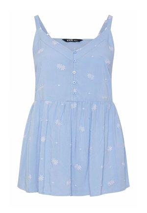 Yours Clothing, PLUS SIZE VESTS & CAMIS - Top - light blue